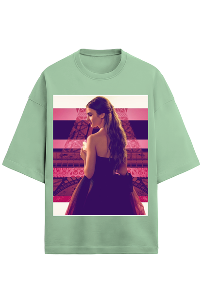 Premium Terry Oversized Emily in Paris T-shirt