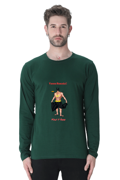 Regular Fit Full Sleeve Mind It Bane T-shirt