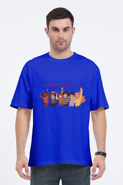 Oversized Classic Stranger Things Friends Don't Lie T-shirt