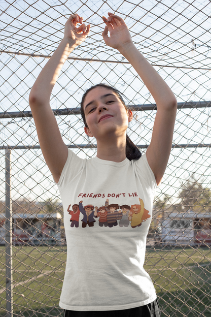 Oversized Classic Stranger Things Friends Don't Lie T-shirt