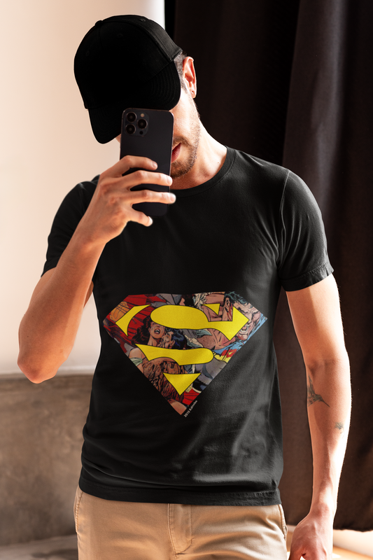 Regular Fit Classic Superman Logo T-shirt