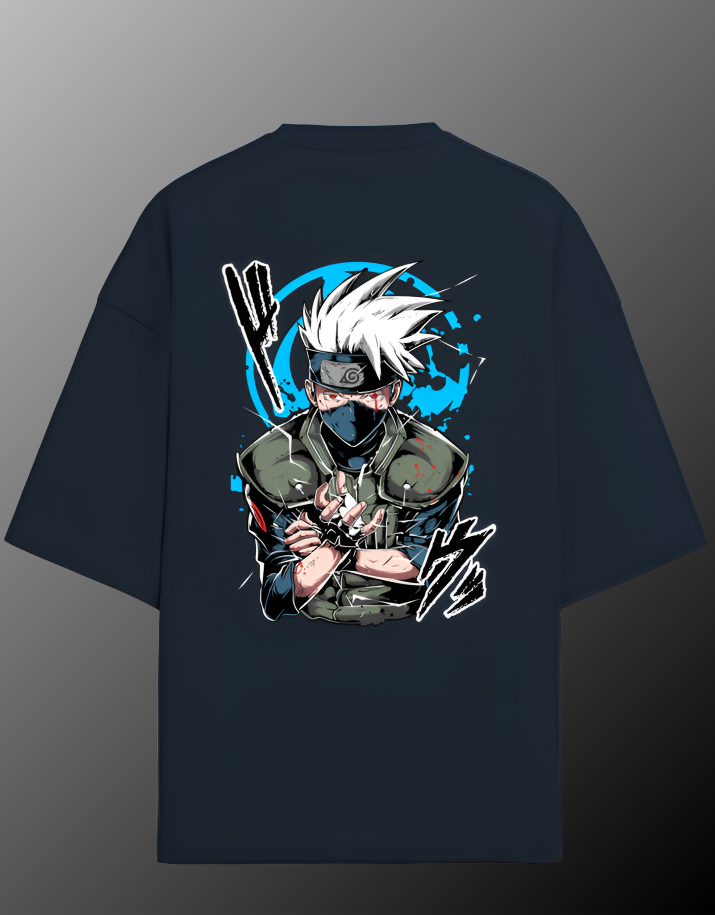 Premium Terry Oversized Kakashi Chidori Unisex T-Shirt