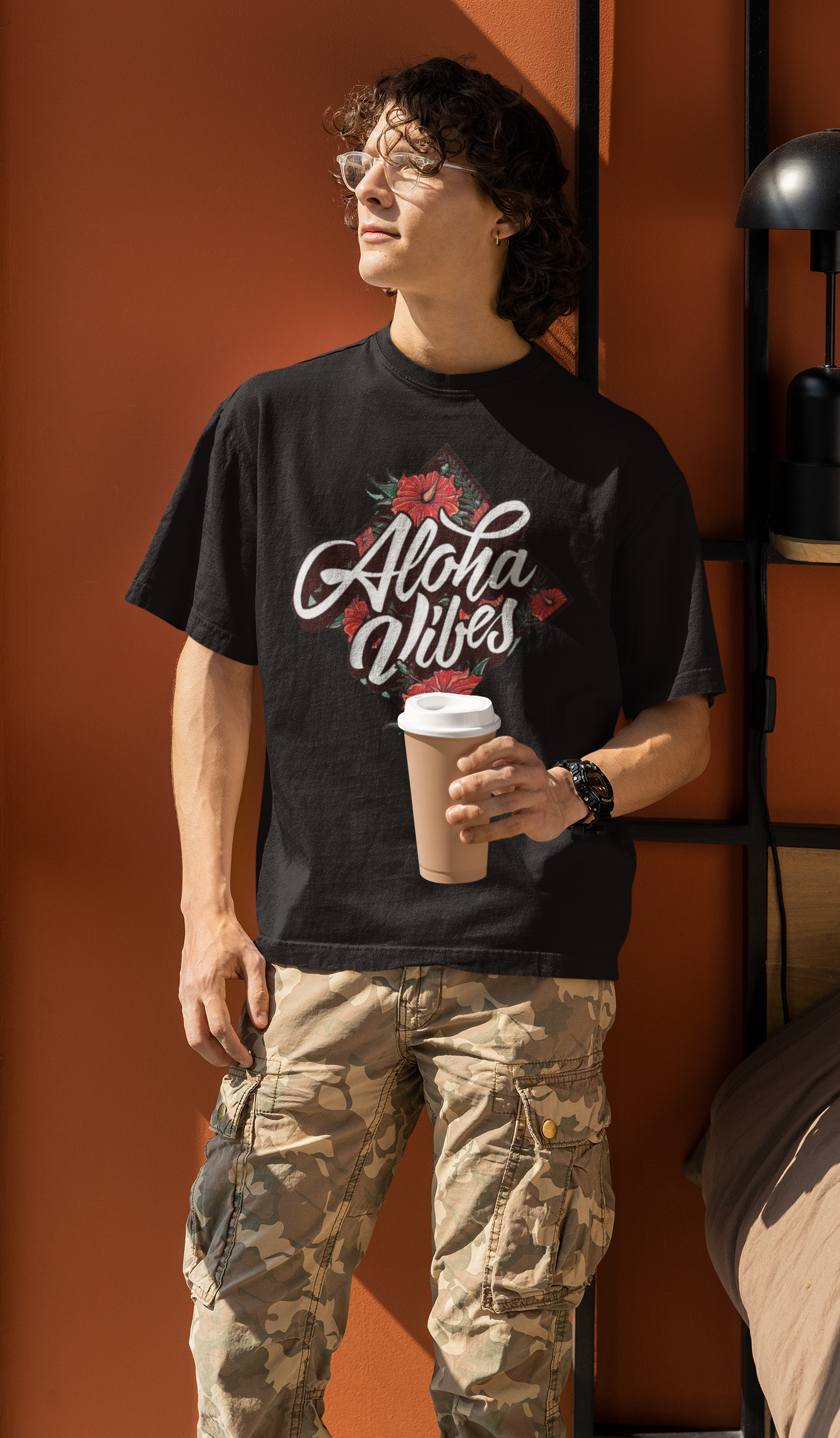 Oversized Standard Unisex Aloha Vibes T-shirt
