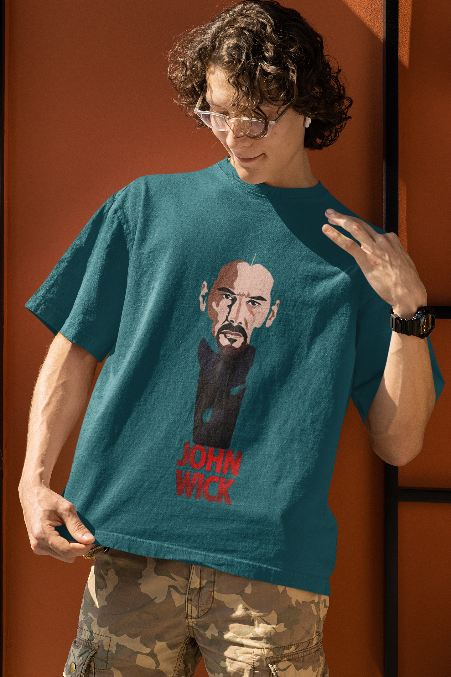Oversized Classic John Wick T-shirt