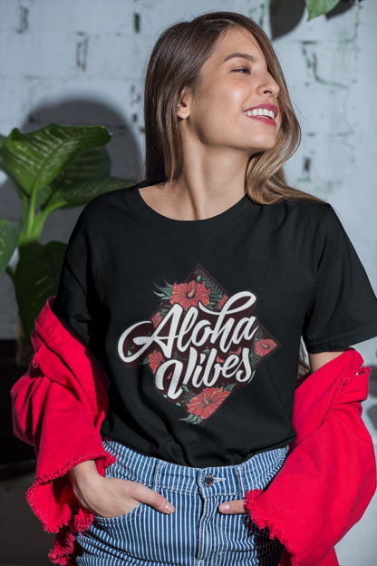 Oversized Standard Unisex Aloha Vibes T-shirt