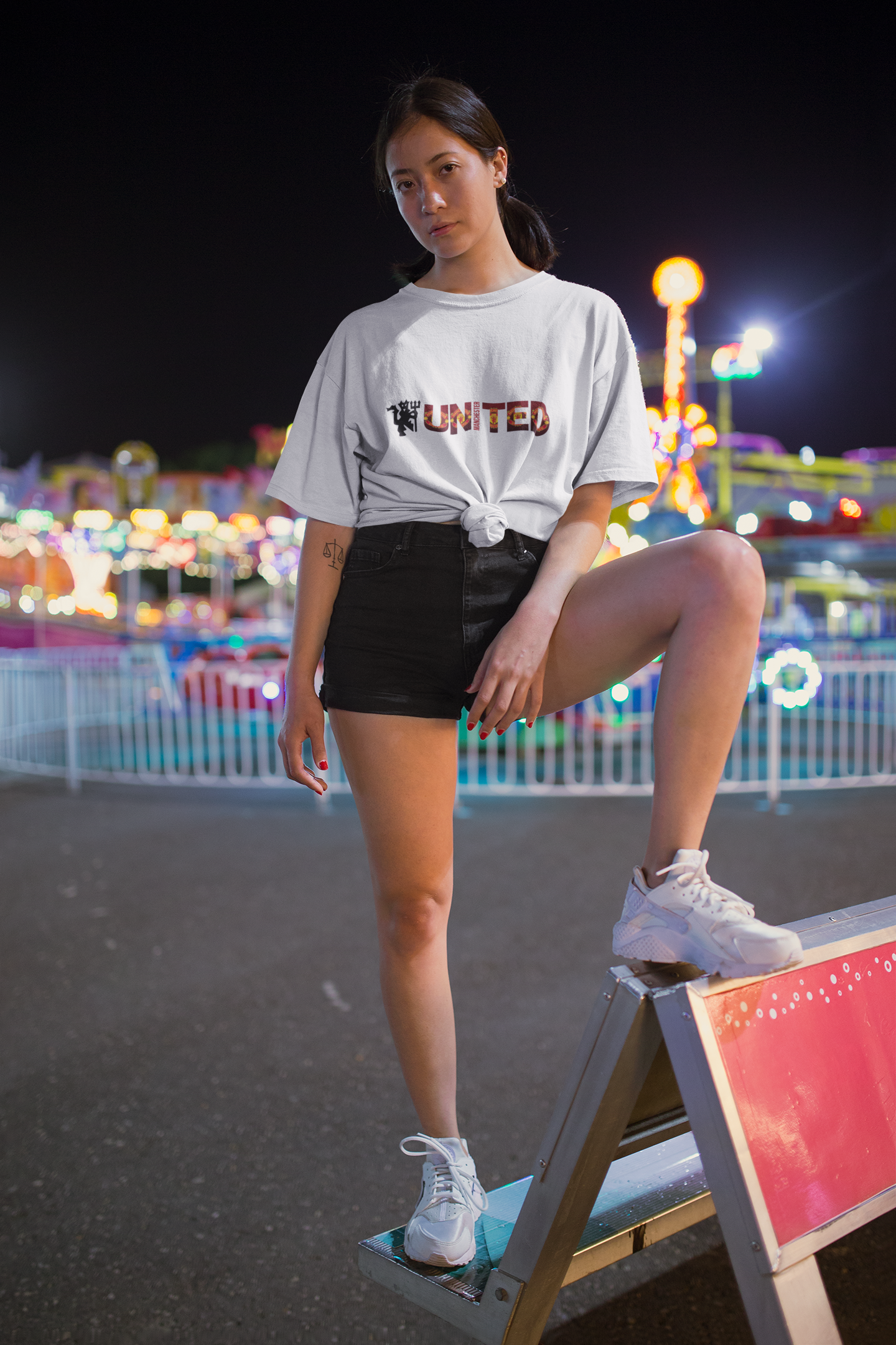 Premium Terry Oversized Manchester United Cotton Half Sleeve T-Shirt